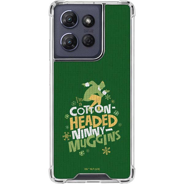Elf Cotton Headed Ninny Muggins Moto G 5G (2025) Clear Case