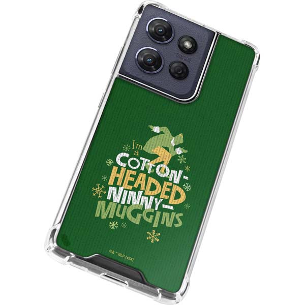 Elf Cotton Headed Ninny Muggins Moto G 5G (2025) Clear Case