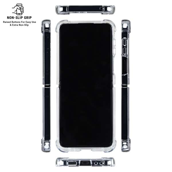 Washington State University Cougars Galaxy Z Flip7 Clear Case