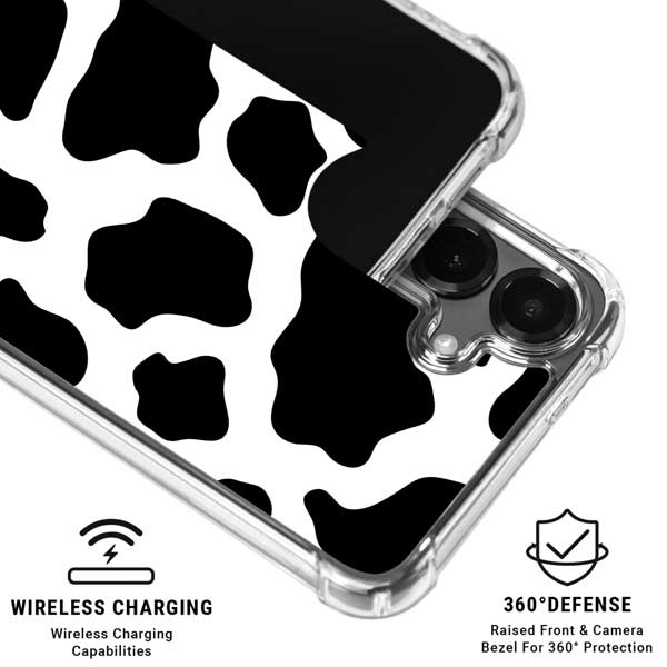 Cow Print Galaxy S26 Clear Case