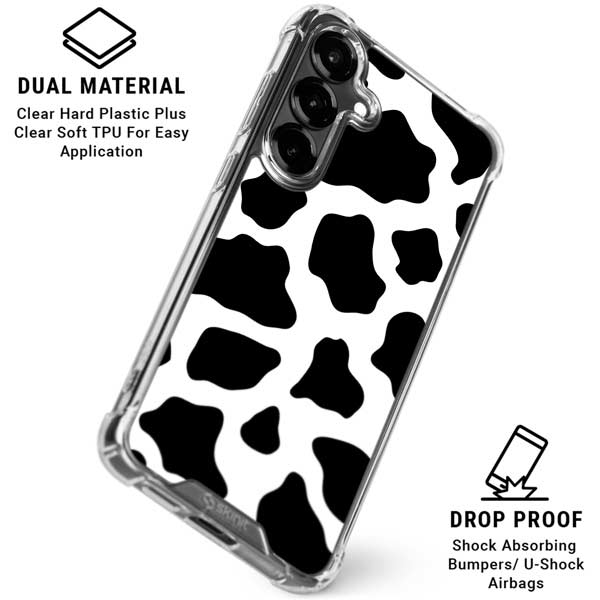 Cow Print Galaxy S26 Plus Clear Case