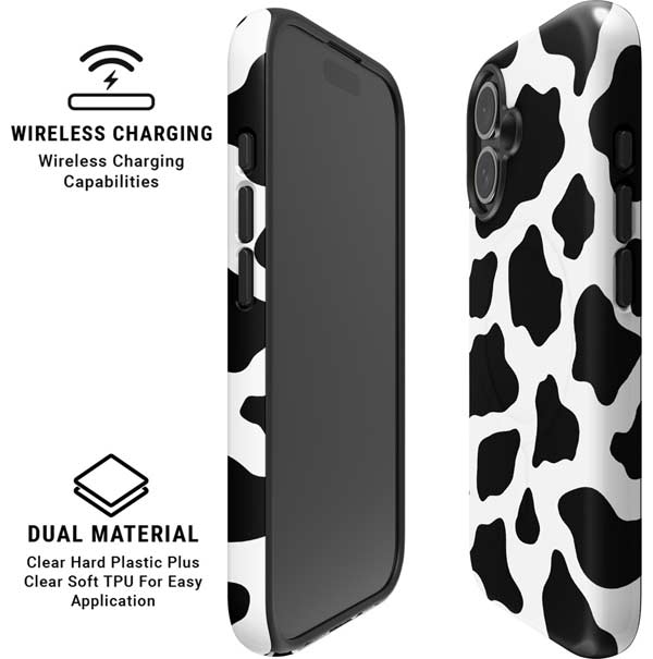 Cow Print iPhone 16 Magsafe Impact Case
