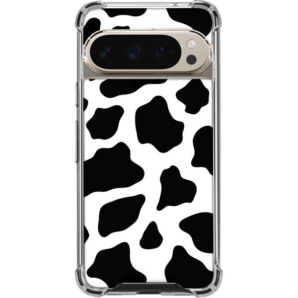 Cow Print Pixel 9 Pro XL Clear Case