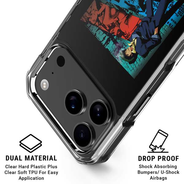 Cowboy Bebop Poster iPhone 17 Pro Clear Case