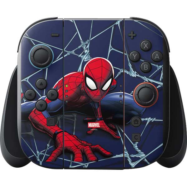 Marvel Spiderman Crawling Spiderman Nintendo Switch 2 (2025) with Joy-Con Skin