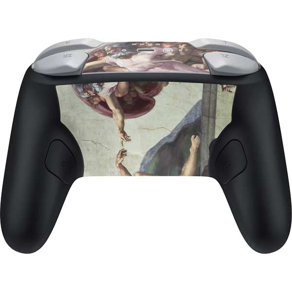 Creation of Adam by Michelangelo Nintendo Switch 2 (2025) Pro Controller Skin