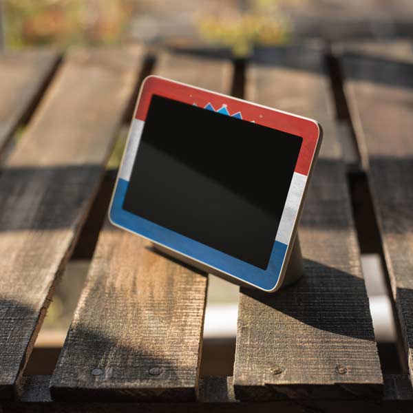 Croatia Flag Distressed Google Home Hub Skin