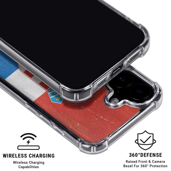 Croatia Flag Distressed iPhone 17 MagSafe Case