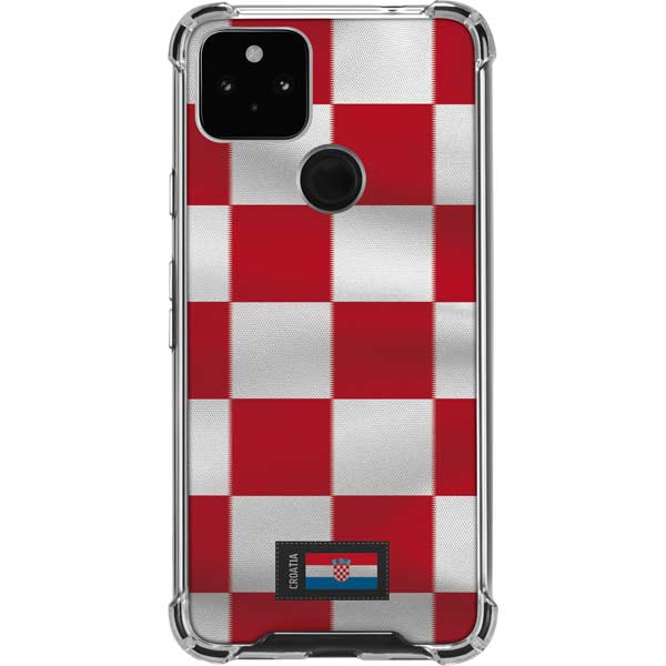 Croatia Soccer Flag Pixel Cases