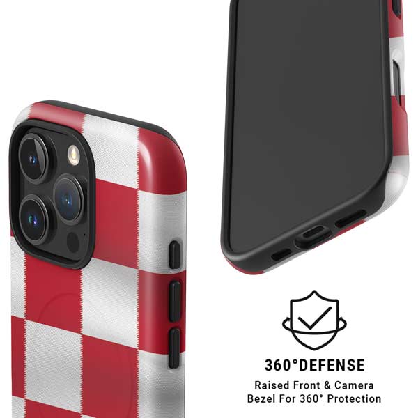 Croatia Soccer Flag iPhone 16 Pro Magsafe Impact Case