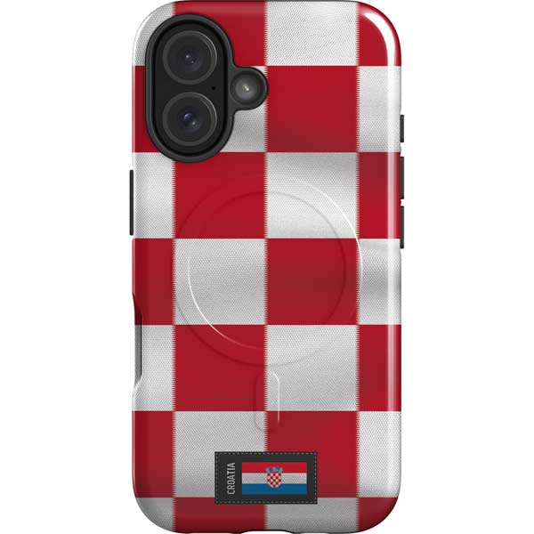 Croatia Soccer Flag iPhone 17 Magsafe Impact Case