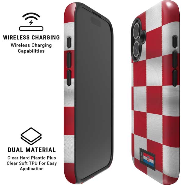 Croatia Soccer Flag iPhone 17 Magsafe Impact Case