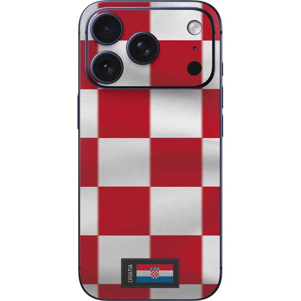 Croatia Soccer Flag iPhone 17 Pro Skin