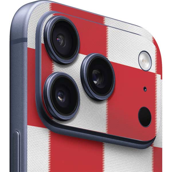 Croatia Soccer Flag iPhone 17 Pro Skin