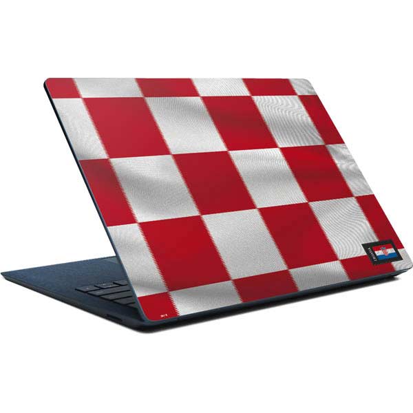 Croatia Soccer Flag Surface Laptop Skin