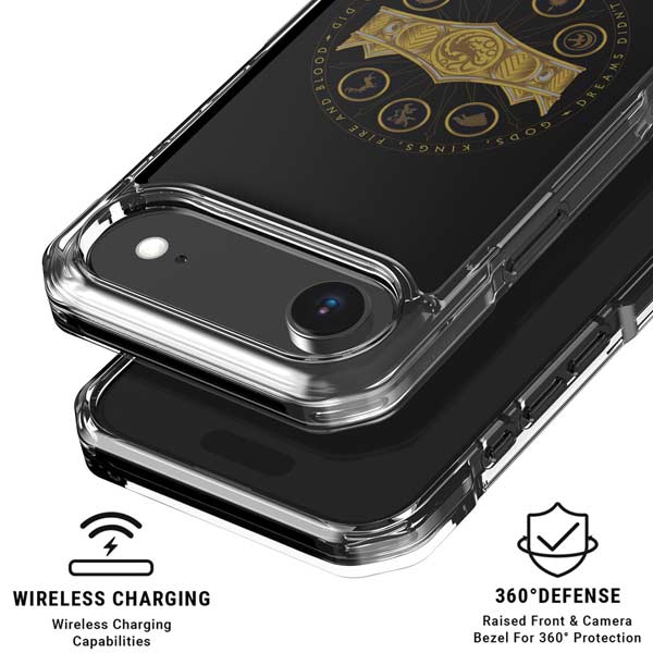 HBO House of the Dragon Crown and Sigils iPhone 17 Air Clear Case