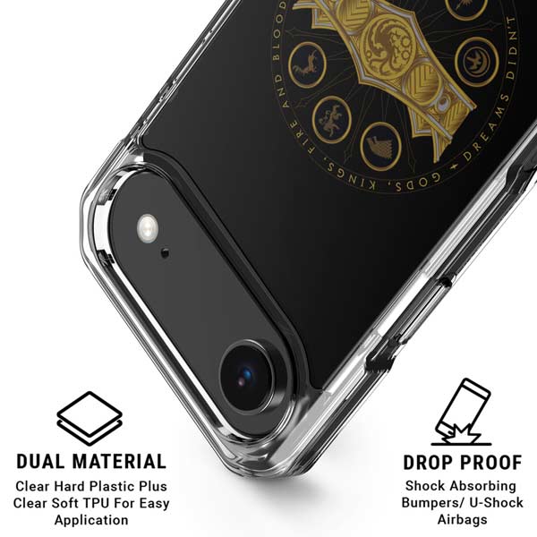 HBO House of the Dragon Crown and Sigils iPhone 17 Air Clear Case