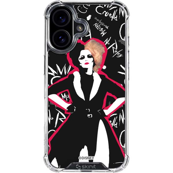 Disney Cruella (2021) Animated Pattern iPhone 17 Clear Case