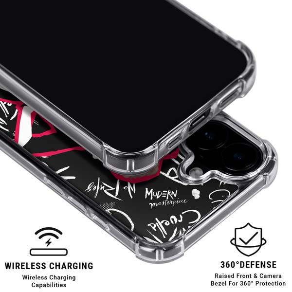 Disney Cruella (2021) Animated Pattern iPhone 17 Clear Case