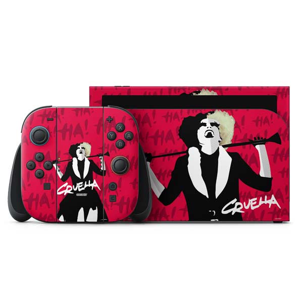 Disney Cruella (2021) Evil Laugh Nintendo Skins