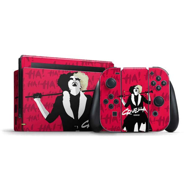 Disney Cruella (2021) Evil Laugh Nintendo Skins