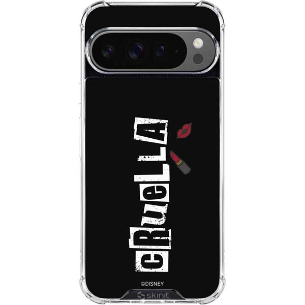 Disney Cruella (2021) Logo and Lipstick Google Pixel 10 Pro Clear Case
