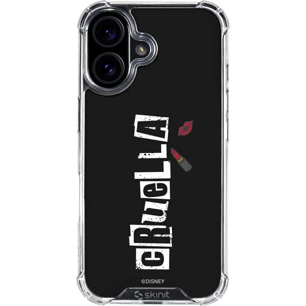 Disney Cruella (2021) Logo and Lipstick iPhone 17 Clear Case