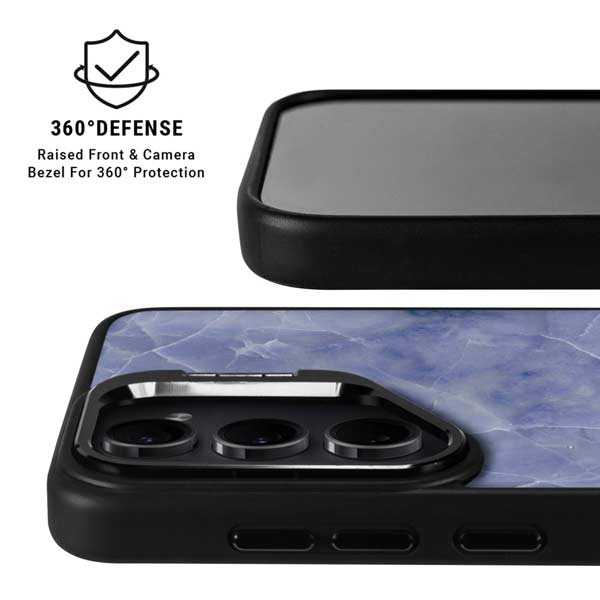 Crushed Blue Galaxy S26 Plus Kickstand Case