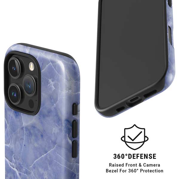 Crushed Blue iPhone 16 Pro Magsafe Impact Case