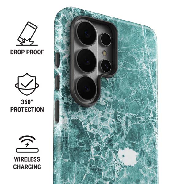 Crushed Turquoise Galaxy S26 Ultra Impact Case