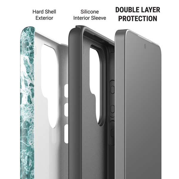 Crushed Turquoise Galaxy S26 Ultra Impact Case