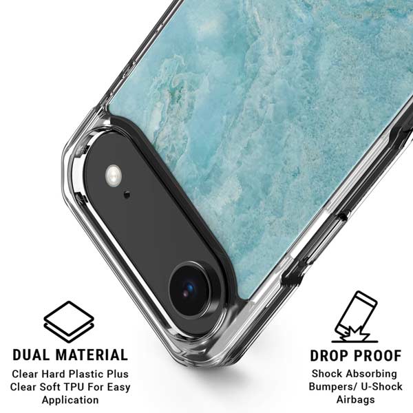 Crystal Turquoise iPhone 17 Air Clear Case