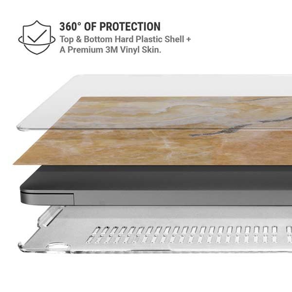 Crystal Vanilla MacBook Pro 14in (2021-24) Case plus Skin