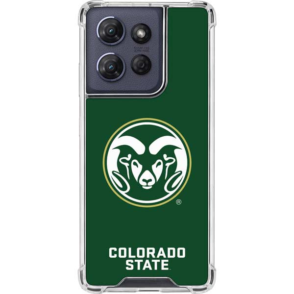 Colorado State University CSU Rams Logo Moto G Power 5G (2025) Clear Case