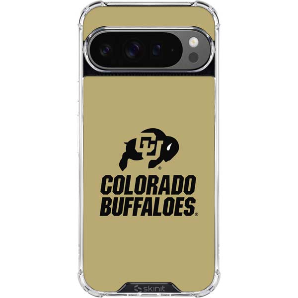 University of Colorado CU Collegiate Text Google Pixel 10 Pro XL Clear Case