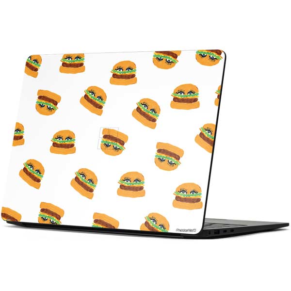 Bouffants and Broken Hearts Cute Burgers Surface Laptop 7 15in Skin