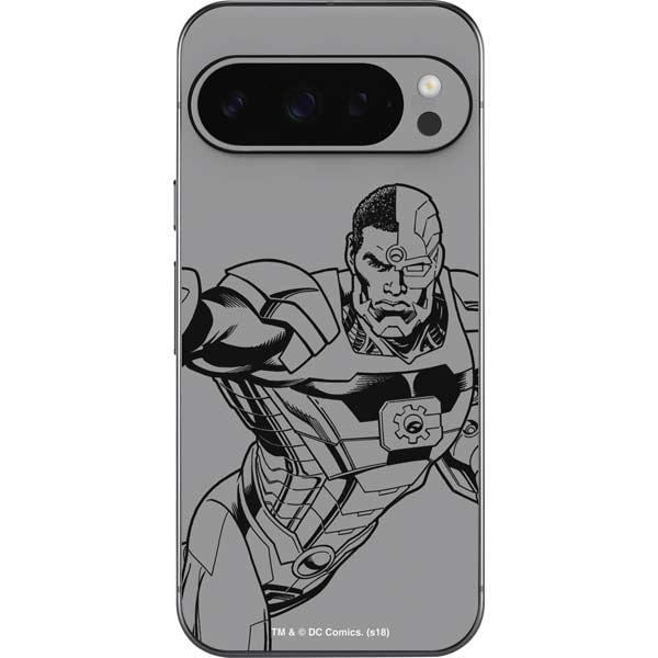 DC Comics Cyborg Comic Pop Google Pixel 10 Pro XL Skin