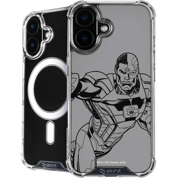 DC Comics Cyborg Comic Pop iPhone 16 MagSafe Case