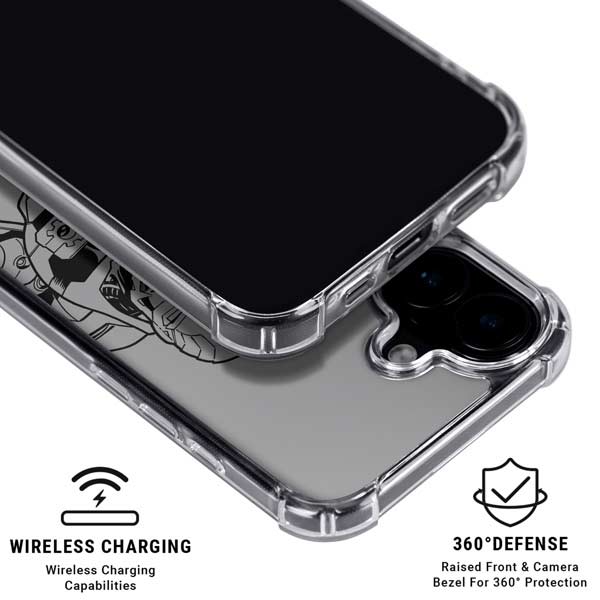 DC Comics Cyborg Comic Pop iPhone 16 MagSafe Case