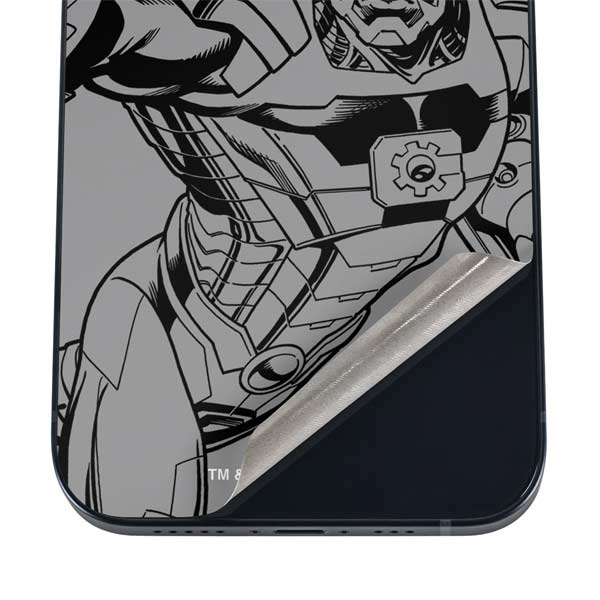 DC Comics Cyborg Comic Pop iPhone 17 Air Skin
