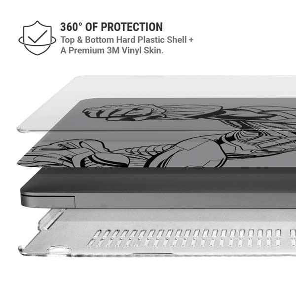 DC Comics Cyborg Comic Pop MacBook Pro 14in (2021-24) Case plus Skin