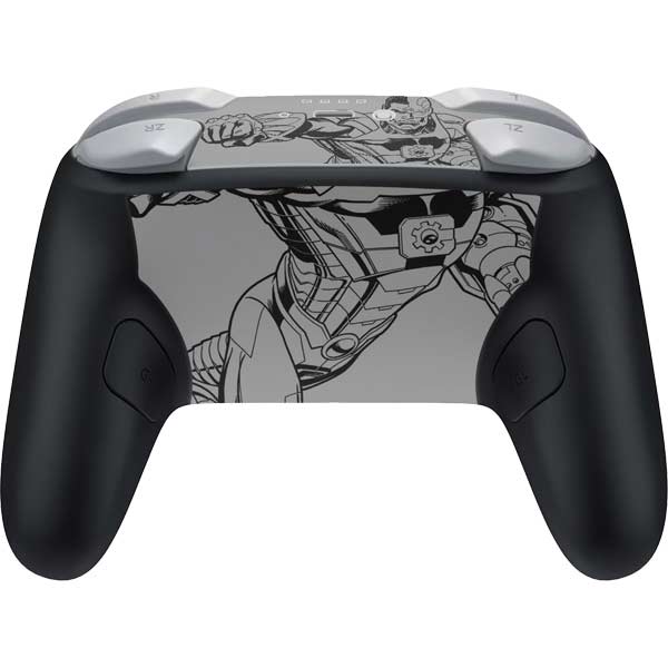DC Comics Cyborg Comic Pop Nintendo Switch 2 (2025) Pro Controller Skin