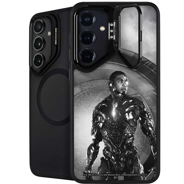 The Justice League (2017) Cyborg Poster Galaxy S26 Plus Kickstand Case