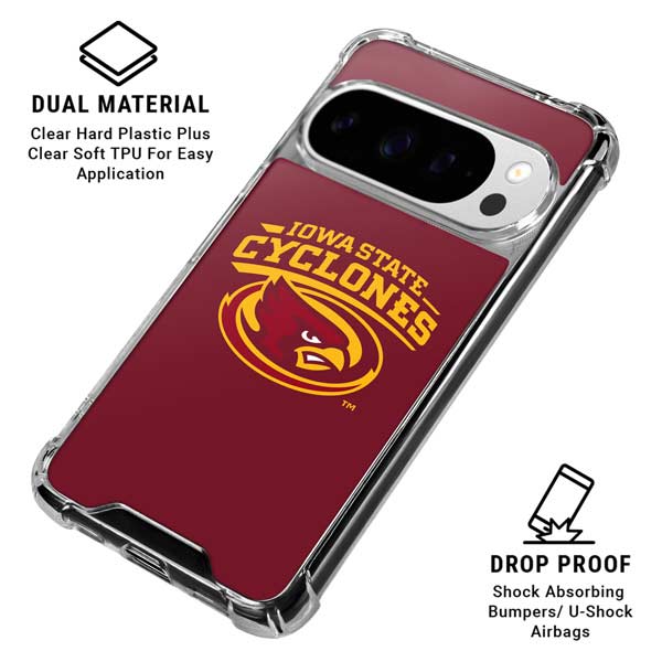 Iowa State University Cyclones Google Pixel 10 Pro XL Clear Case