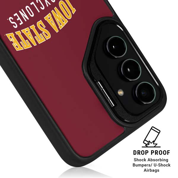 Iowa State University Collegiate Text Galaxy S26 Plus Kickstand Case
