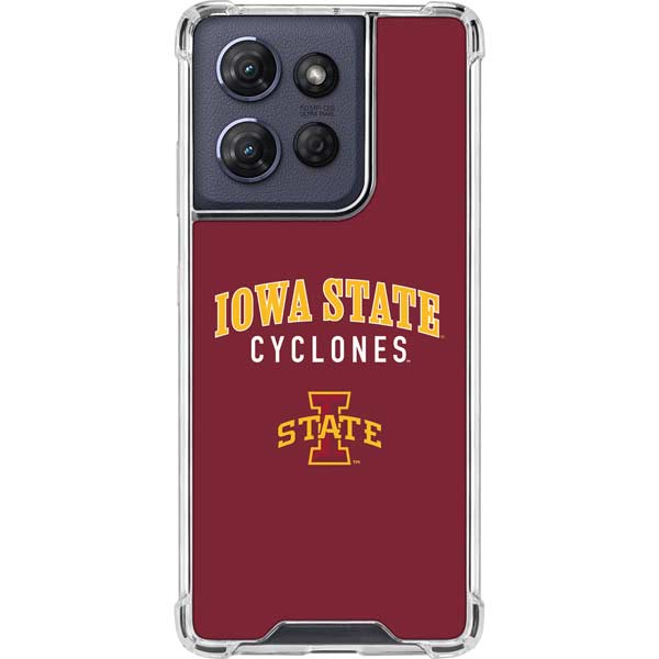 Iowa State University Collegiate Text Moto G Power 5G (2025) Clear Case