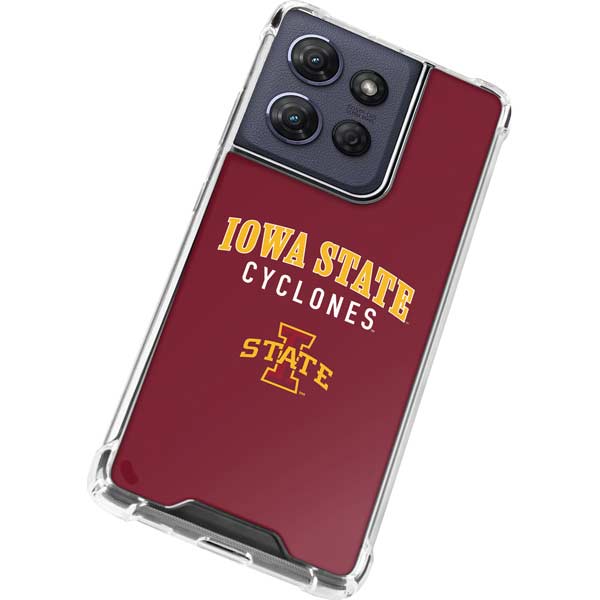 Iowa State University Collegiate Text Moto G Power 5G (2025) Clear Case