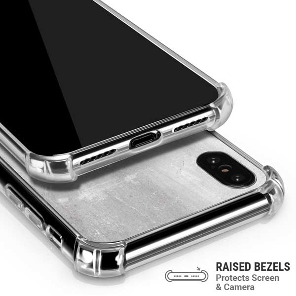 Cyprus Flag Distressed iPhone X/XS Clear Case