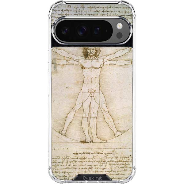 Da Vinci - The Proportions of Man by Da Vinci Google Pixel 10 Pro Clear Case