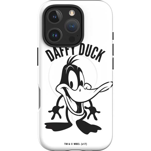 Looney Tunes Daffy Duck Big Head iPhone 16 Pro Max Magsafe Impact Case